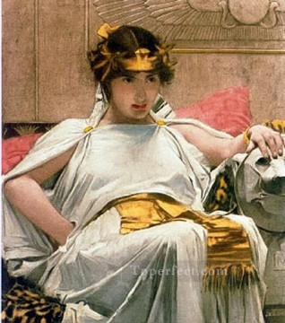 クレオパトラ JW ギリシャ人女性 ジョン・ウィリアム・ウォーターハウス Oil Paintings